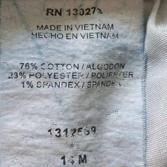 Riders by Lee Mid Rise Capri Jeans Dark Wash Denim Cropped Size 14 Style 1312569 - Picture 7 of 7